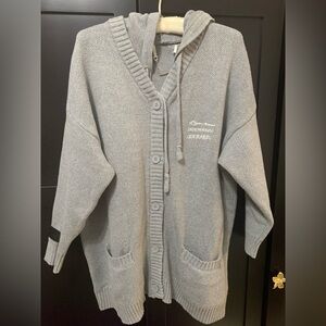 13 de Marzo,designer,Gray,unisex,Cardigan,Sweater,XL,Paris fashion,luxury